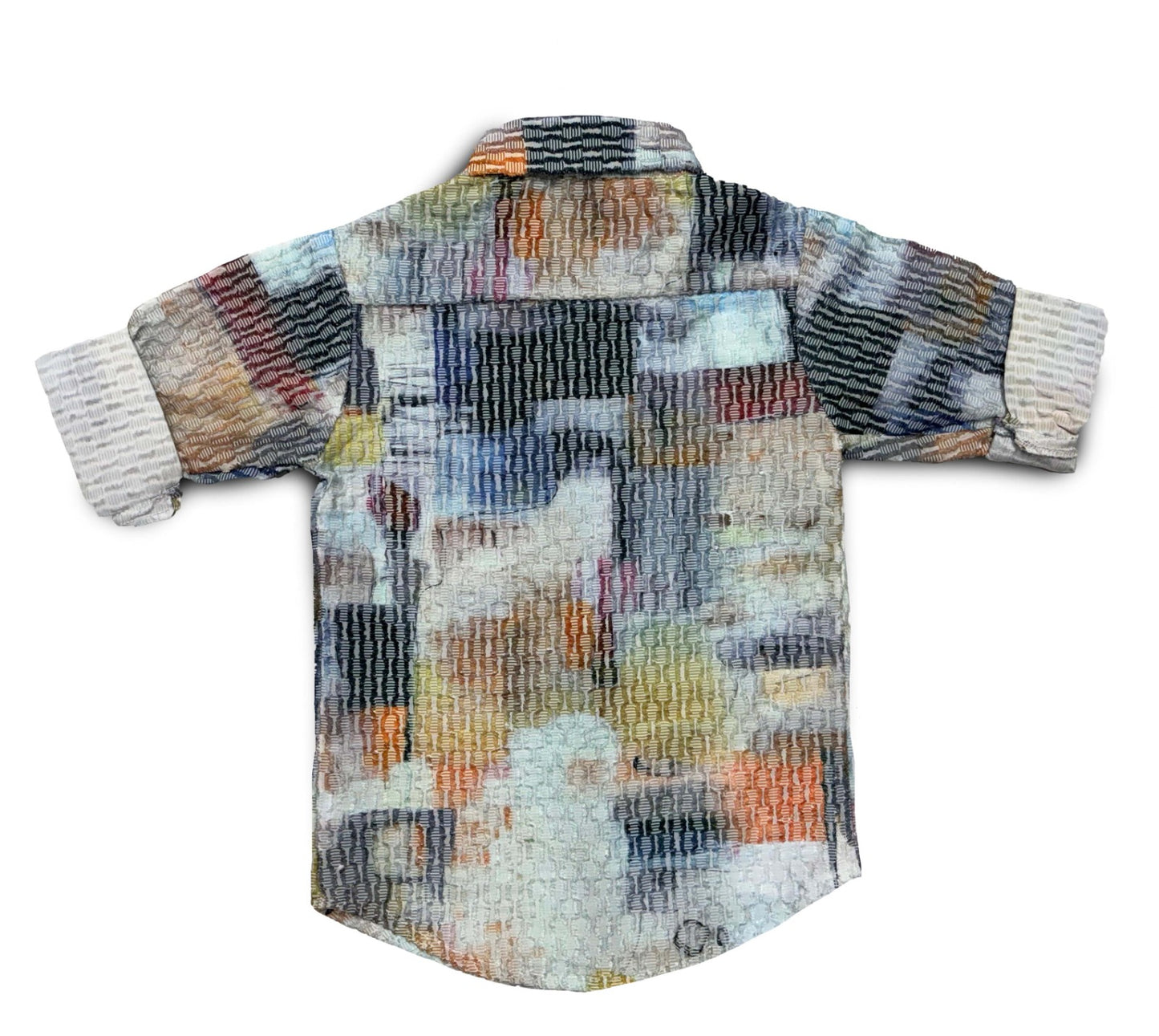Multicolor Full Sleeve Shirt 100% Polyester