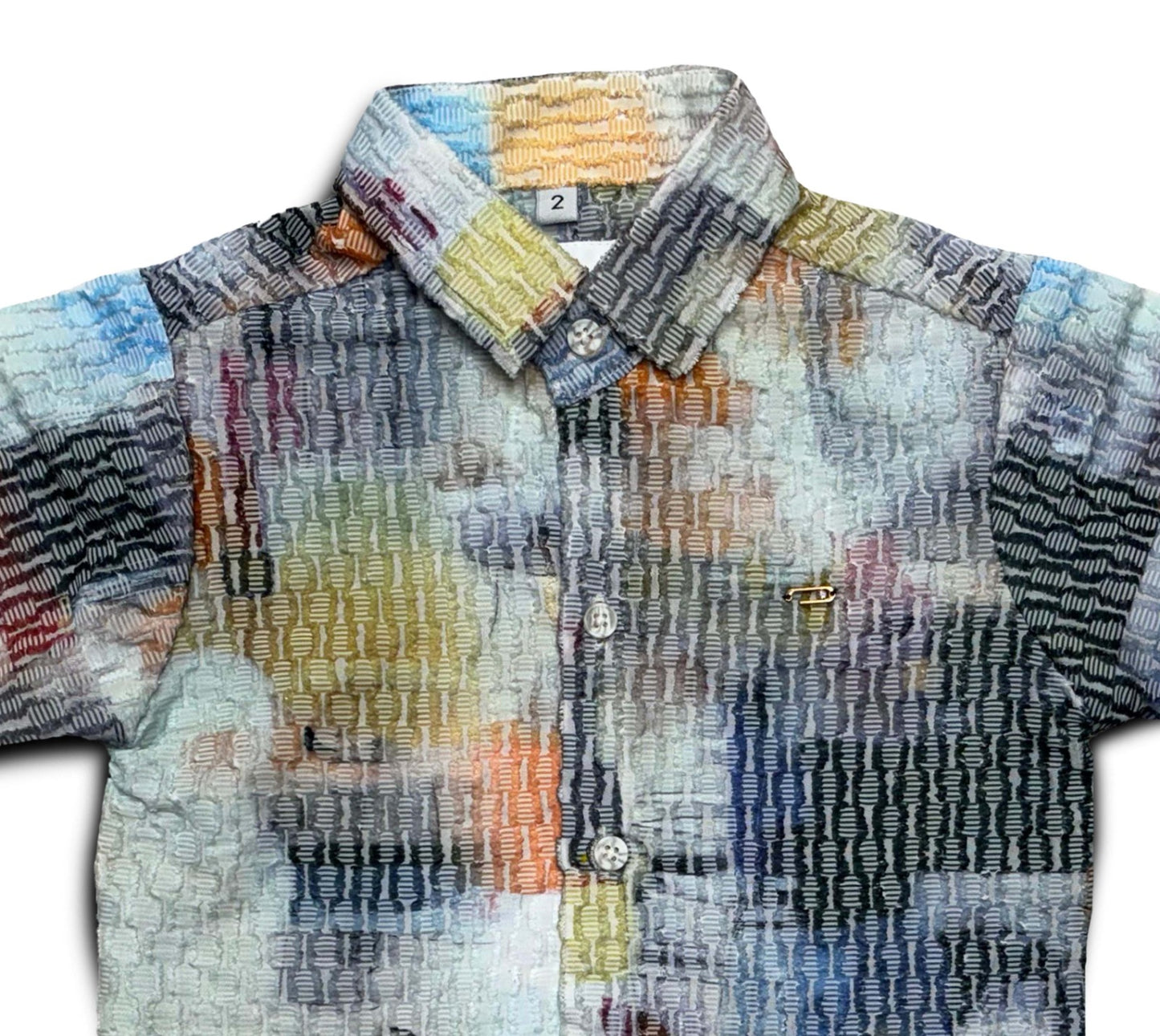 Multicolor Full Sleeve Shirt 100% Polyester
