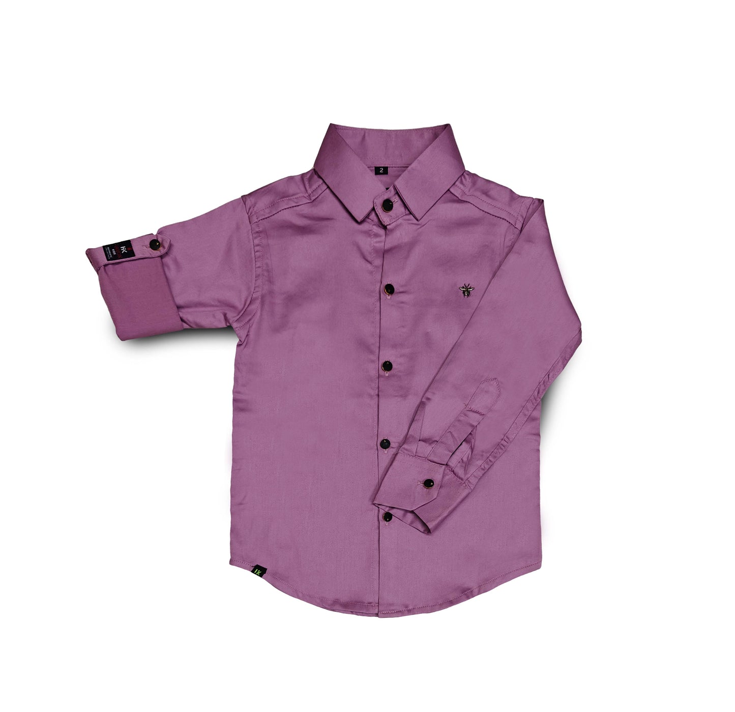 Purple Boys Shirt Kids Full Sleeve