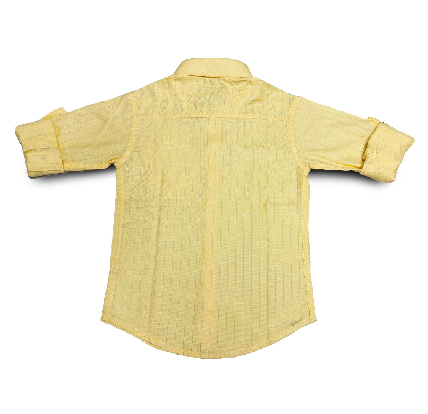 Yellow Shirt for Boys Kids Full Sleeve Cotton Stripe Shirts for Party Birthday Diwali Casual School Yellow Shirts Boys Full Sleeves Button Down Kids Regular Fit Kid Collared Kid Shirt Birthday Diwali